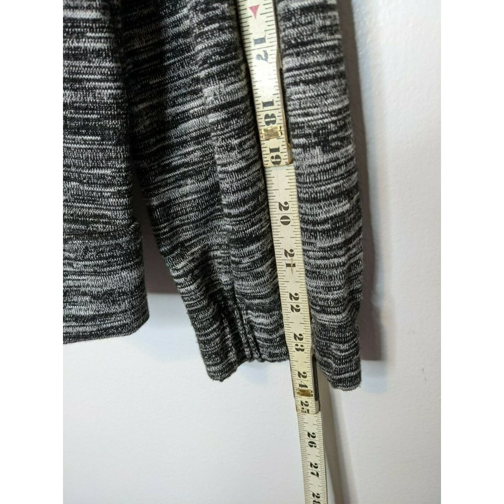 Juicy Couture Velour Velvet Jacket Hoodie Gray Black Large Rhinestone Pockets - Picture 6 of 8